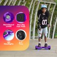 Tcdjtc Hoverboard with Bluetooth and Led Lights, Balance Board for Kids, Kids Outdoor Toys with 9 Mph Max Speed, All Terrain Hoverboard with UL 2272 Safety Standard