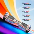 Tcdjtc Hoverboard with Bluetooth and Led Lights, Balance Board for Kids, Kids Outdoor Toys with 9 Mph Max Speed, All Terrain Hoverboard with UL 2272 Safety Standard