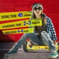 Tcdjtc Flash Wheel Hoverboard 6" Bluetooth Speaker with LED Light Self Balancing Wheel Electric Scooter