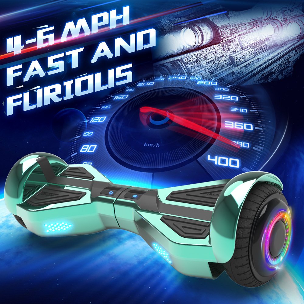 MOSTA All Terrain Self-Balance Scoote ,Electric Scooter Board for Kids & Adults with Bluetooth and Led Lights,6.5 inch,165 lbs capacity Perfect Gift