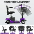 4 Wheels Mobility Scooter for Seniors, Tcdjtc Motorized Scooter for Adult, Folding Mobility Scooter with 300lbs Capacity, mobile scooters for elderly, All Terrain Mobility Scooter with 15 Miles Range