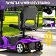 Arshin Upgrade 4 Wheels Mobility Scooters for Seniors & Adult,Foldable Mobility Wheelchair for Adult,All Terrain Motorized Scooters with 300 LBS,Long Travel Range,Basket,Rotating Seat,Purple 4.4 stars out of 7 reviews (4.4)| 7 ratings