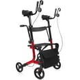 Tcdjtc Walkers for Seniors, Rollator Walker with Seat, Rolling Walker with 350 lb. Weight Capacity, Adult Walker with 4 Wheels, Lightweight Walkers for Seniors, Adjustable Handles Height