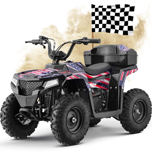 All-Terrain 25 Miles Ride on Toys,Arshin Powerful Kids Toy Vehicle,15.5 mph Variable Speeds,Parent Control,Suspension,Disc Brake,Suspension,Perfect Gift(Flag)