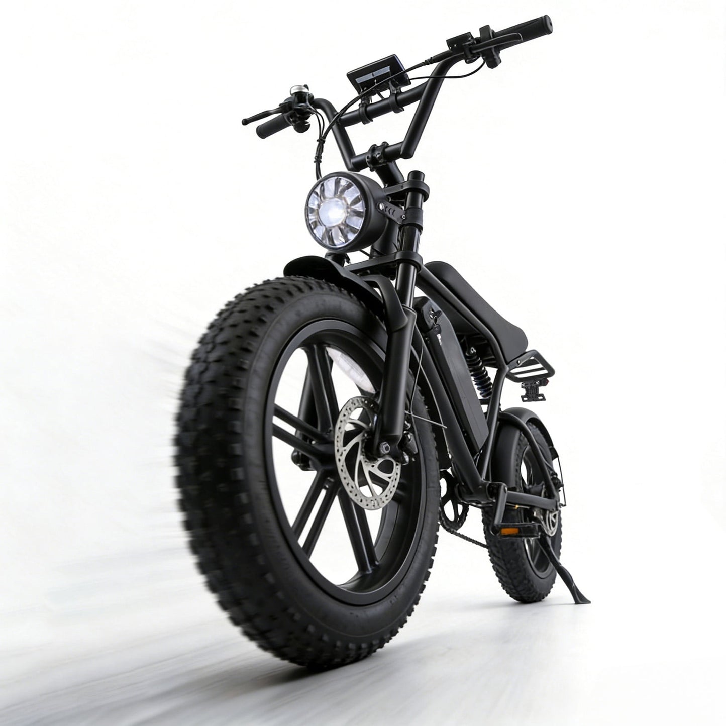 Aoemoe 20'' Fat Tire Electric Mountain Bike for Adults, 500W 48V 15Ah Battery, 28MPH High-Speed Cruiser Ebike, All-Terrain Bicycle with Front Suspension & LED Display UL2849