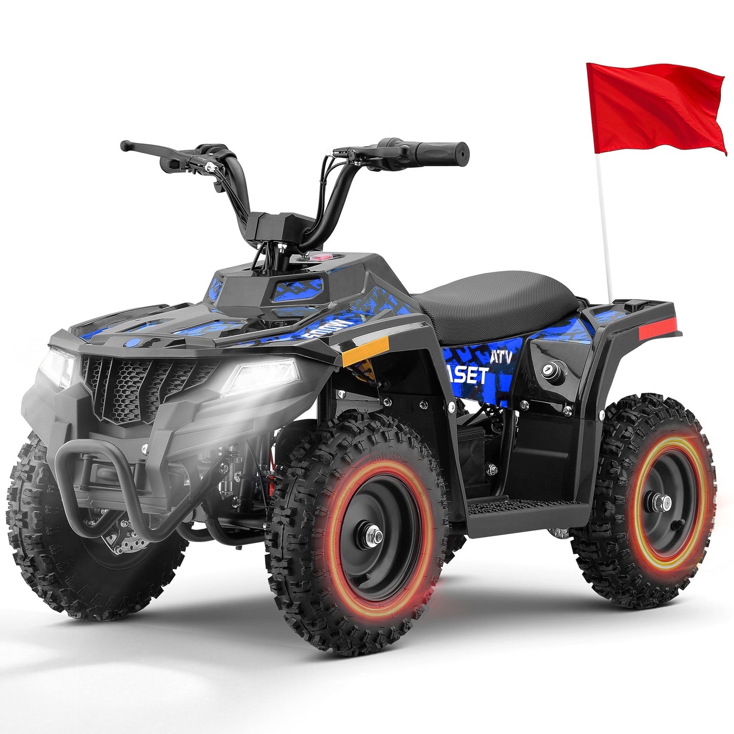 Aoemoe 36V Battery-Powered Ride-On Off-Road Buggy – 2-Speed Parent-Lock, 10-Mile Range ,Blue