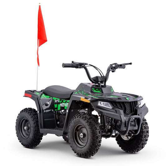 Aoemoe 36V Battery-Powered Ride-On Off-Road Buggy – 2-Speed Parent-Lock, 10-Mile Range ,Green