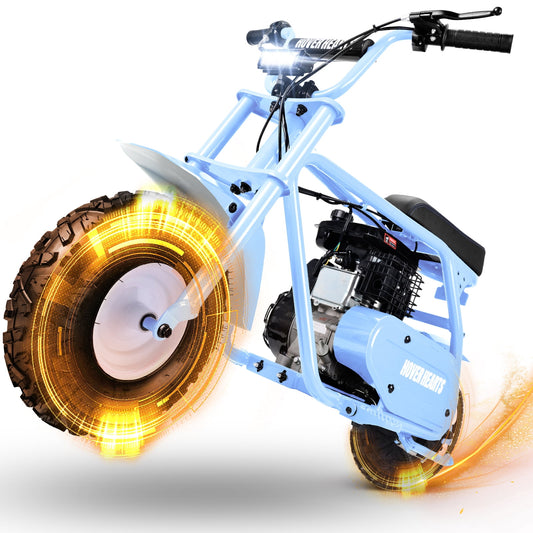 Aoemoe 4-Stroke 99cc Mini Dirt Bike, Blue