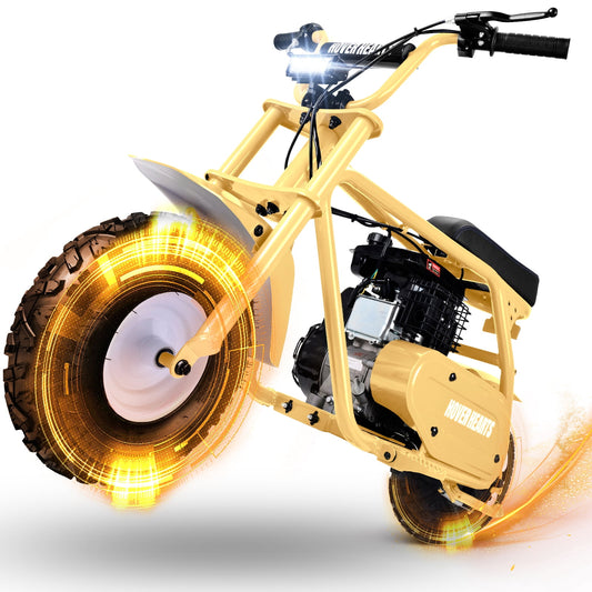Aoemoe 4-Stroke 99cc Mini Dirt Bike, Yellow