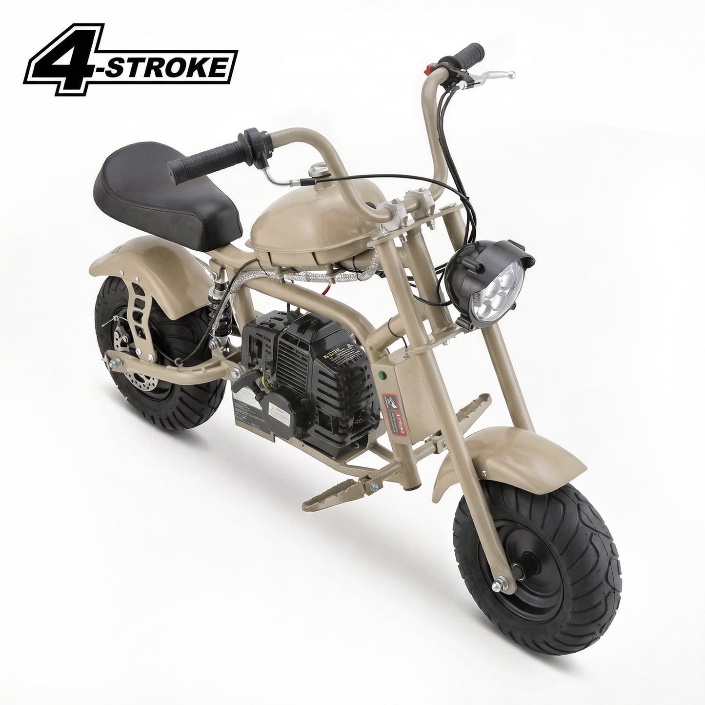 Aoemoe 40cc 4-Stroke Gas Powered Dirt Bike Switch for young rides, Disc Brakes, EPA Certified, Sand