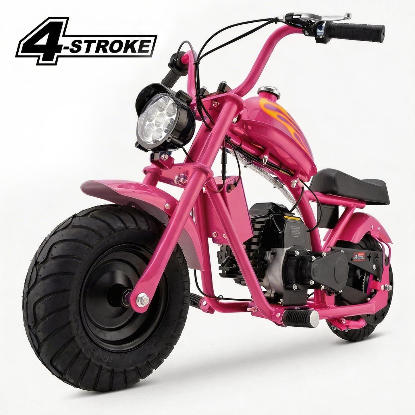 Aoemoe 40cc Dirt Bike up to 18 mph, 27 Miles Long Range, Max 165 Lbs, PINK