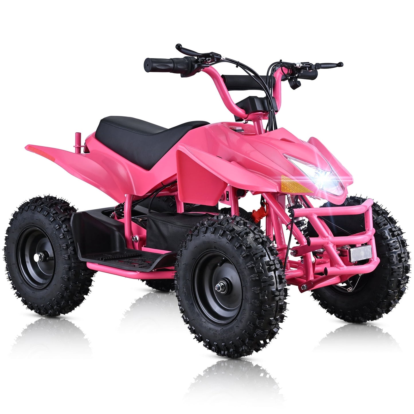 Aoemoe 500W Ride-On Racer – 15mph Speed, 36V Battery, 45–60 Min Play, Pink