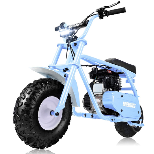 Aoemoe 99CC MB001 Gasoline Mini Dirt Bike,4-Stroke 18MPH Off Road Motorcycle, Weight Support Up to 165 LBS - Blue