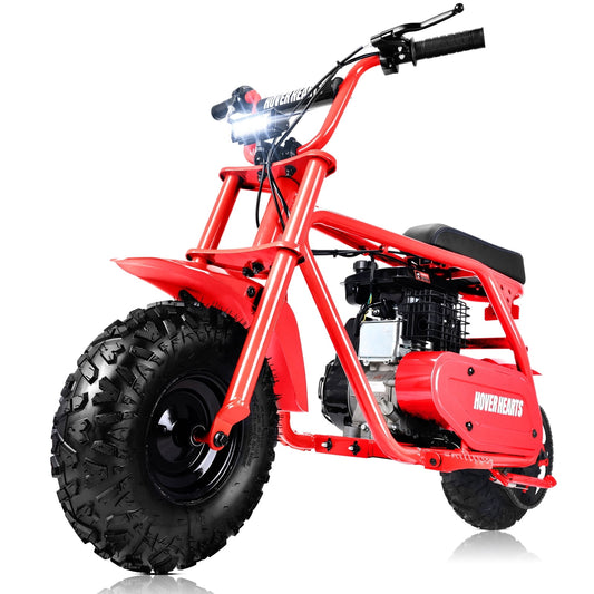 99CC MB001 Gasoline Mini Dirt Bike,4-Stroke 18MPH Off Road Motorcycle, Weight Support Up to 165 LBS - Red
