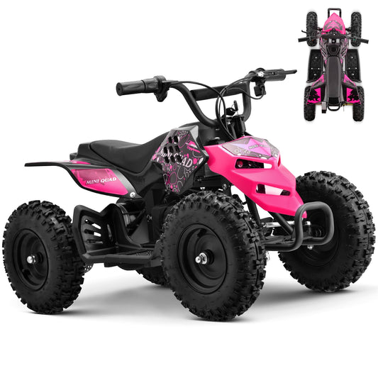 Aoemoe Dino-Design 500W Ride-On Adventure Toy – 9mph Speed, 12V Dual Battery Power, 120lb Load(Pink)
