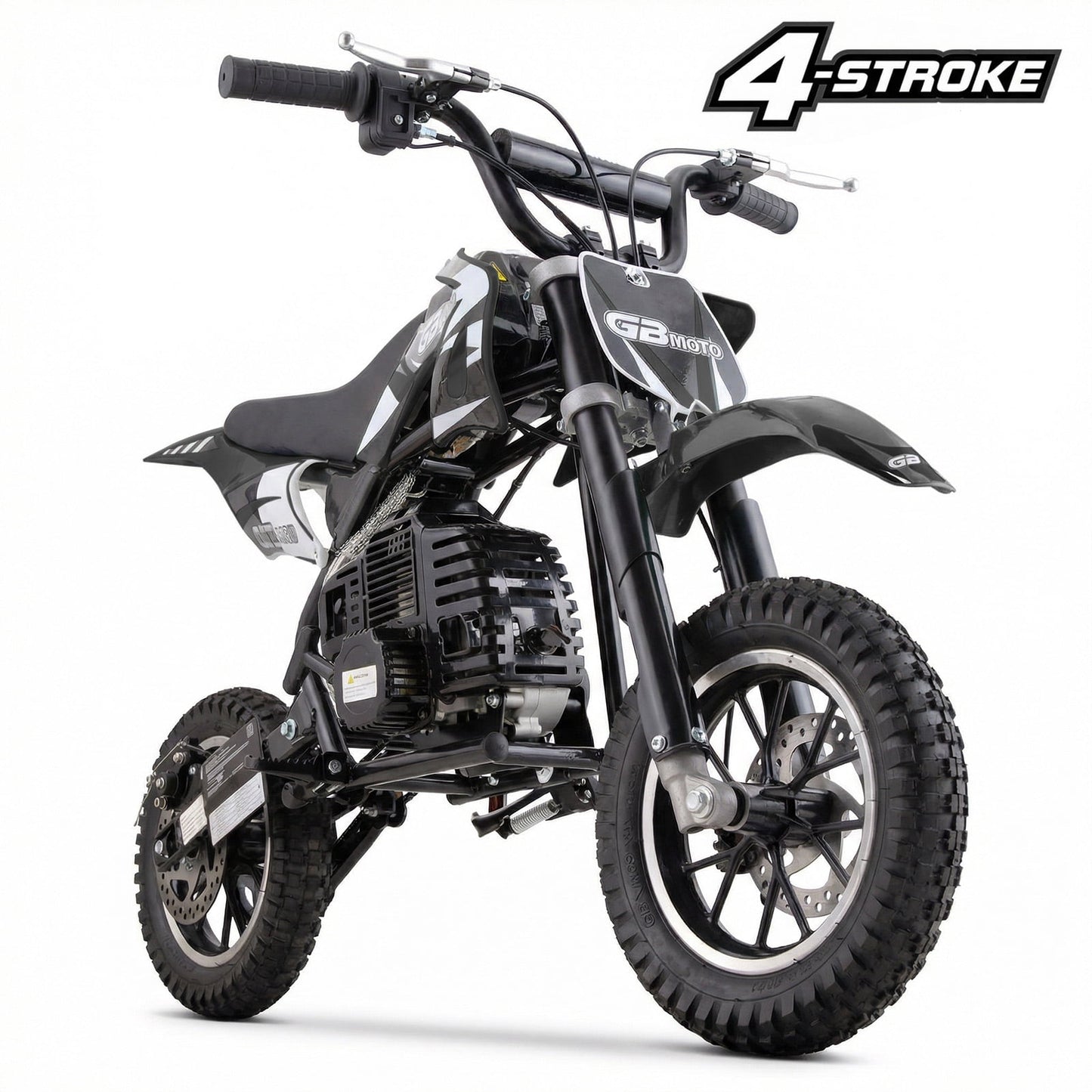 Aoemoe Kids Dirt Bike, Perfect Starter Gas Dirt Bike for adventure,Sturdy 40cc dirt bike for Beginner 45×24×16in,4-Stroke,BLACK