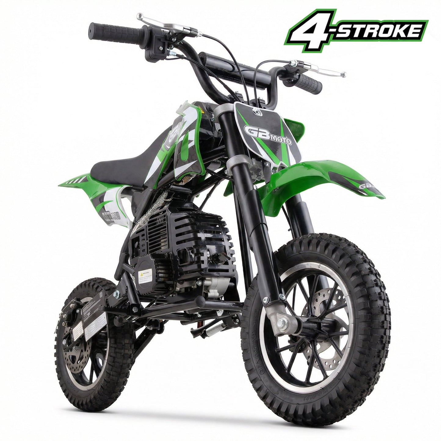Aoemoe Kids Dirt Bike, Perfect Starter Gas Dirt Bike for adventure,Sturdy 40cc dirt bike for Beginner 45×24×16in,4-Stroke,GREEN
