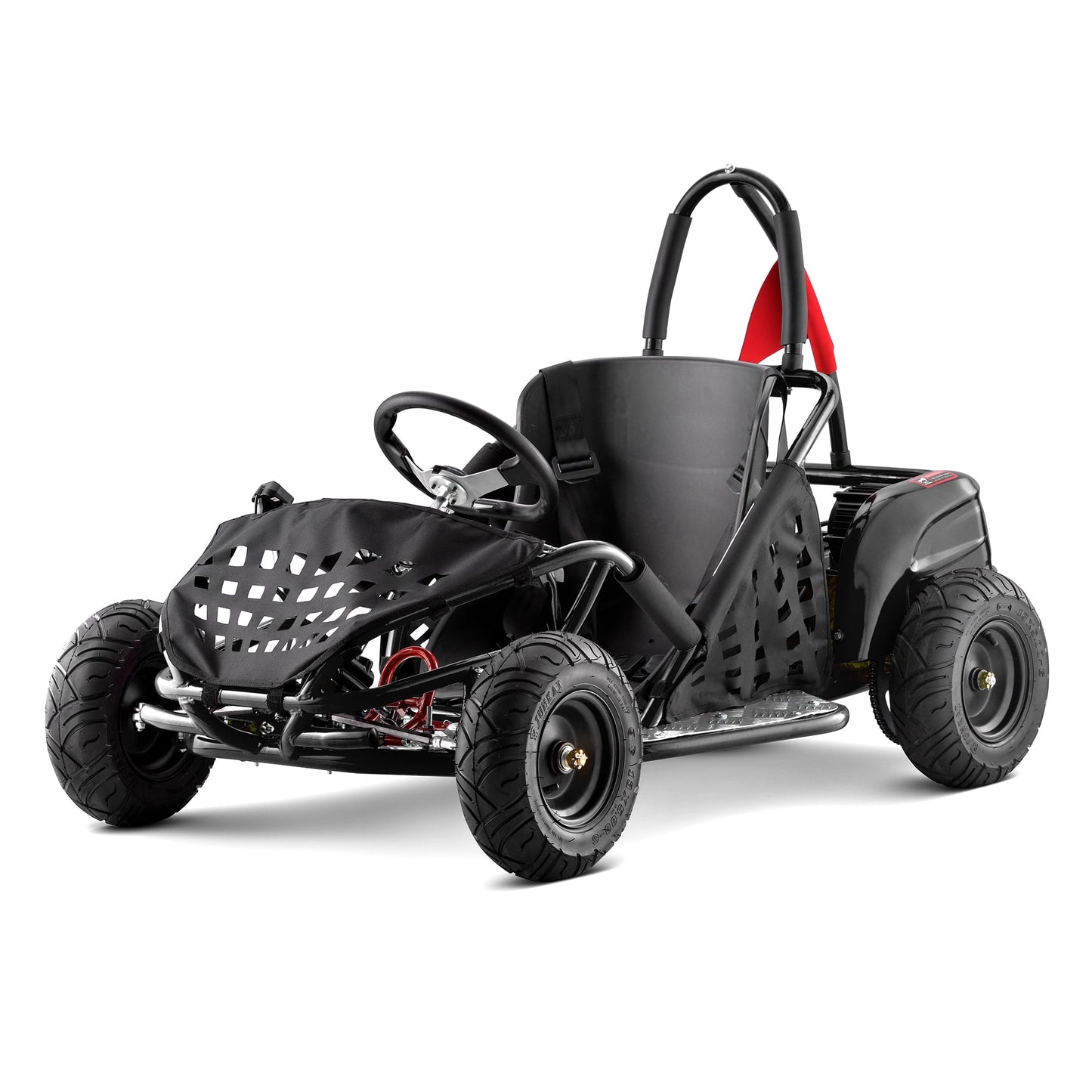 Arshin Electric Ride-On Go-Kart for Teens,1000W 48V Motor,Max 20Mph with 3-Speed Parental Control(10/13/20Mph),4-Wheel Drive,13"Pneumatic Tires,for Ages 13+ and up to 120LBS(Black)