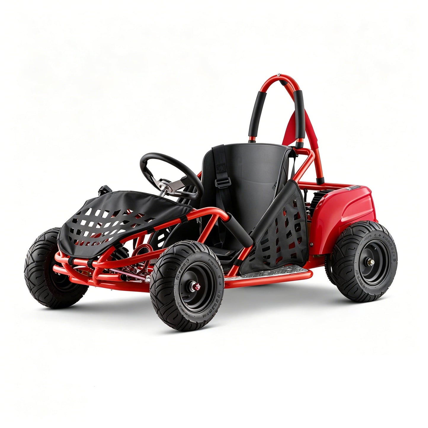 Arshin Electric Ride-On Go-Kart for Teens,1000W 48V Motor,Max 20Mph with 3-Speed Parental Control(10/13/20Mph),4-Wheel Drive,13"Pneumatic Tires,for Ages 13+ and up to 120LBS(Red)