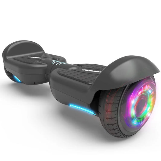 Mosta Hover Electric Scooter Board for Kids & Adults, 9 mph All Terrain Self-Balance Scooter with Bluetooth and Led Lights,6.5 inch,165 lbs capacity,LED Light,Suitable for boys and girls