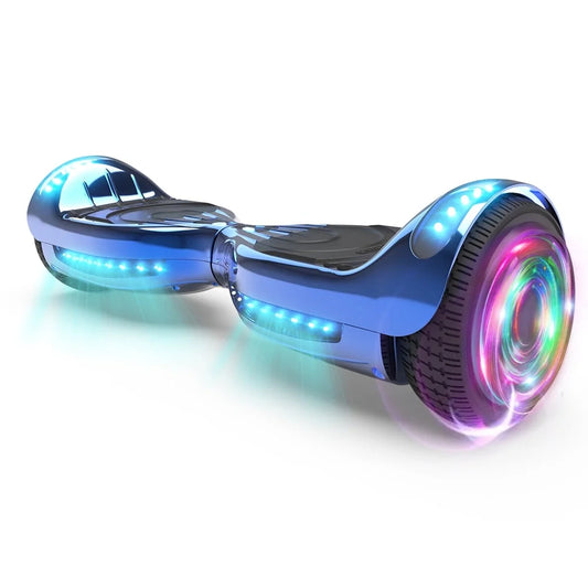 MOSTA All Terrain Self-Balance Scoote ,Electric Scooter Board for Kids & Adults with Bluetooth and Led Lights,6.5 inch,165 lbs capacity Perfect Gift