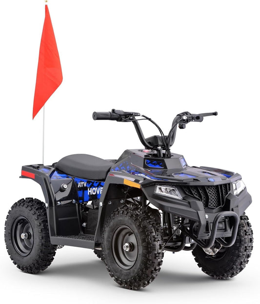 WAWA Electric ATV, 36V Kids Dirt Quad Bike with 500W Powerful Motor for Boys Girls Off-road and Race