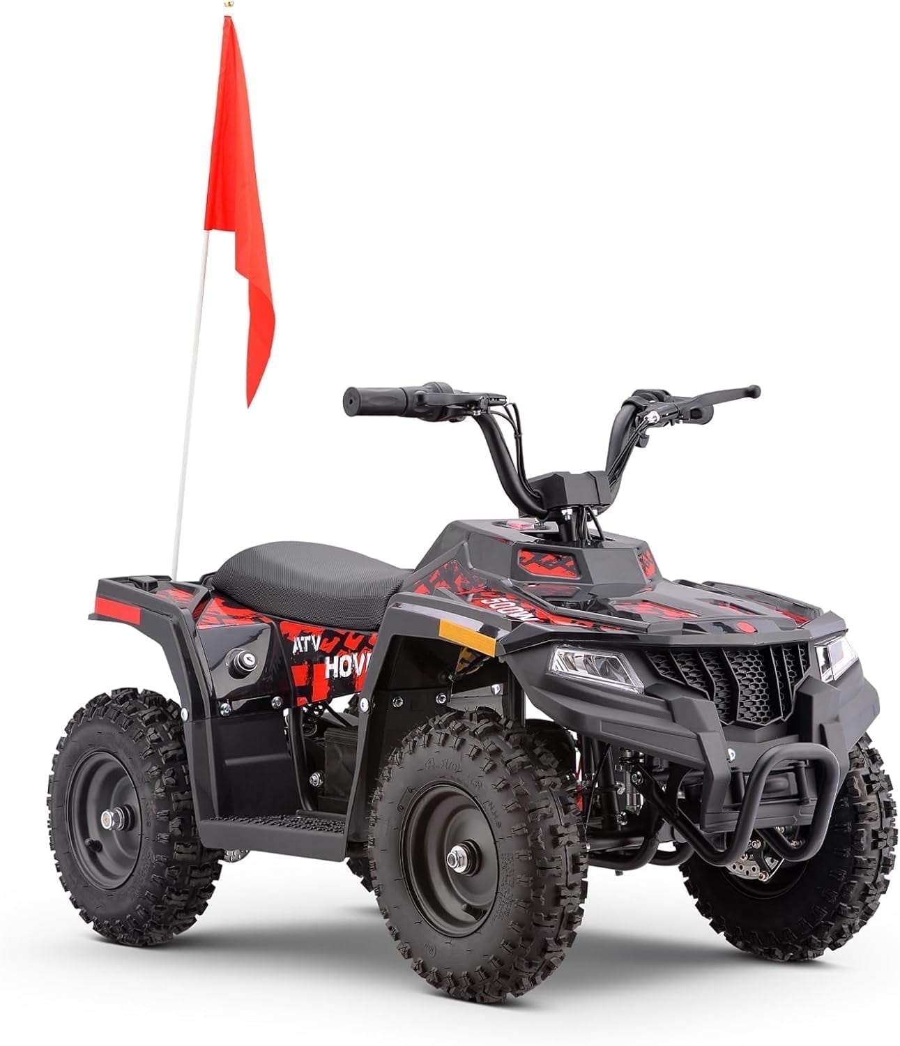 WAWA Electric ATV, 36V Kids Dirt Quad Bike with 500W Powerful Motor for Boys Girls Off-road and Race