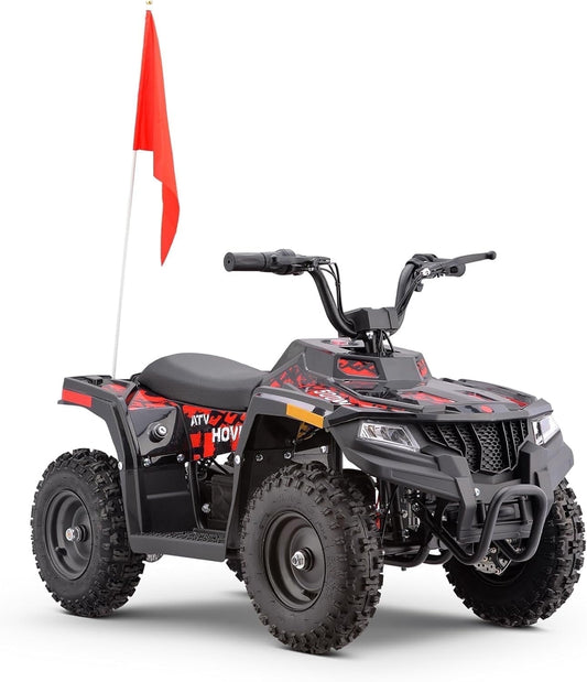 WAWA Electric ATV, 36V Kids Dirt Quad Bike with 500W Powerful Motor for Boys Girls Off-road and Race