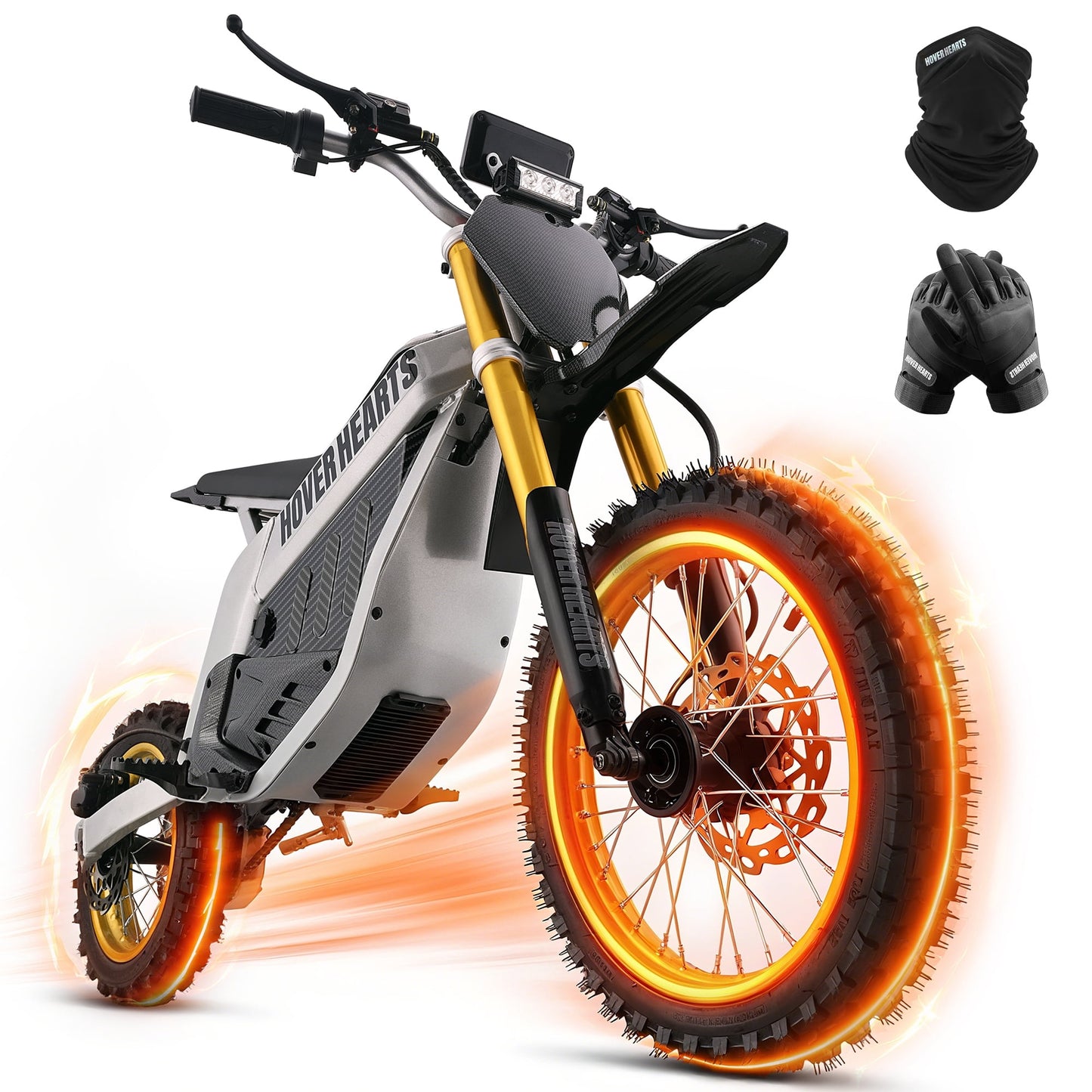 Electric Dirt Bike with 3000W Motor, Pescroa Electric Motorcycle with 37MPH Max Speed, Kids & Adults Dirt Bike for Ages 13 and up, Kids Motorcycle with 50 Miles Max Range, Dual Hydraulic Disc Brakes