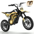 Electric Dirt Bike for Kids, Tcdjtc Electric Motorcycle with 15.5MPH Max Speed, Electric Bike for Kids, Kids Electric Dirt Bike with 23.6 Miles Max Range, Kids Electric Motorcycle with 500W Motor