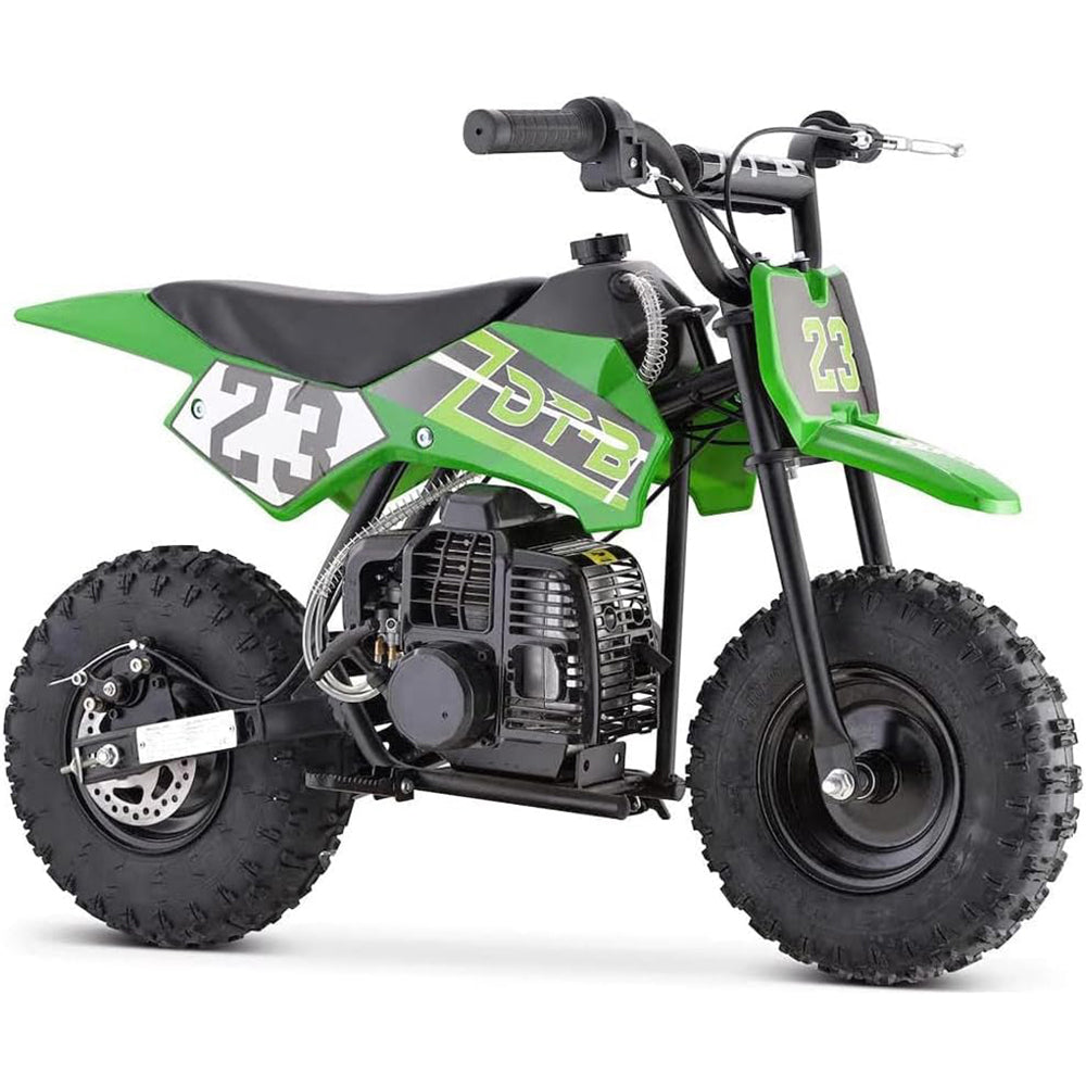 HOVERHEART Mini Kid Dirt Bike, Motorcycle Dimensions 38''L x 22''W x 26''H, 50 CC 2-Stroke Dirt Bike With Off-Road Tire, W/ EPA Approved Gas Powered Engine for Kids over Age 8 (Model: DB02)