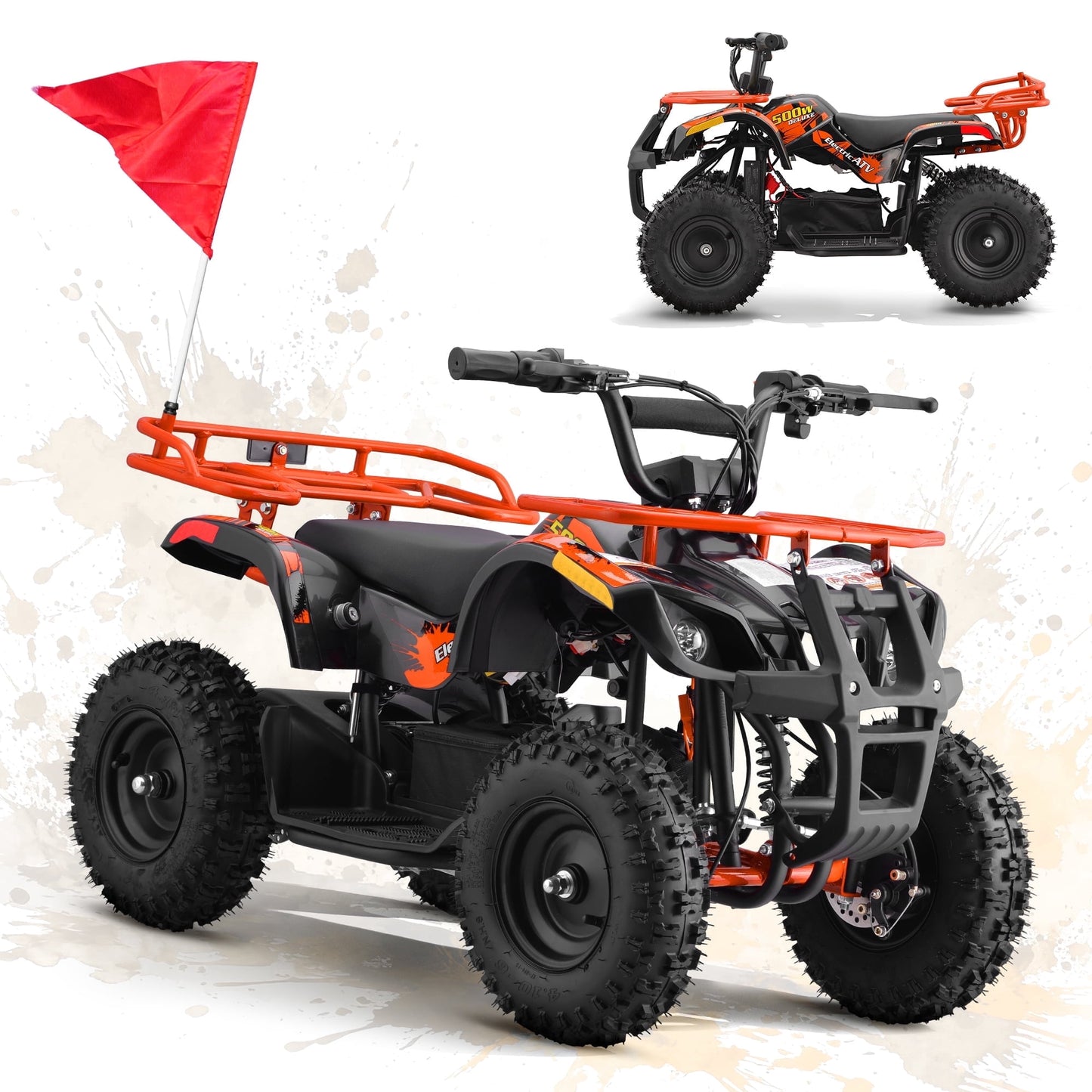 Hover Heart Electric Dirt Quad EA500-RA 36V 500W ATV with Suspension, Parent Speed Control
