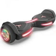 Hover Off Road Board Electric Scooter with LED Lights & 400W Motor, Kids Scooter with 9MPH Max Speed, Electric Scooter with Bluetooth Speakers, Tcdjtc Self-Balance Scooter for Kids