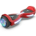 Hover Off Road Board Electric Scooter with LED Lights & 400W Motor, Kids Scooter with 9MPH Max Speed, Electric Scooter with Bluetooth Speakers, Tcdjtc Self-Balance Scooter for Kids
