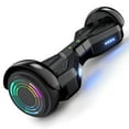 Hoverboard for Kids with 9 mph Max Speed, Tcdjtc Electric Scooters with LED Lights & Bluetooth Speakers, All Terrain Hoverboard for Adults, Off Road Hoverboard with UL2272 Certified