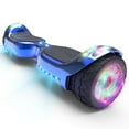 Tcdjtc Hoverboard with Bluetooth and Led Lights, Balance Board for Kids, Kids Outdoor Toys with 9 Mph Max Speed, All Terrain Hoverboard with UL 2272 Safety Standard