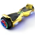 Tcdjtc Hoverboard with Bluetooth and Led Lights, Balance Board for Kids, Kids Outdoor Toys with 9 Mph Max Speed, All Terrain Hoverboard with UL 2272 Safety Standard