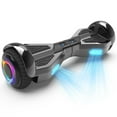 Hoverboard for Kids with 9 mph Max Speed, Tcdjtc Electric Scooters with LED Lights & Bluetooth Speakers, All Terrain Hoverboard for Adults, Off Road Hoverboard with UL2272 Certified