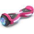 Kids Scooter with 9MPH Max Speed, Electric Scooter with Bluetooth Speakers, Tcdjtc Self-Balance Scooter for Kids, Hover Off Road Board Electric Scooter with LED Lights & 400W Motor