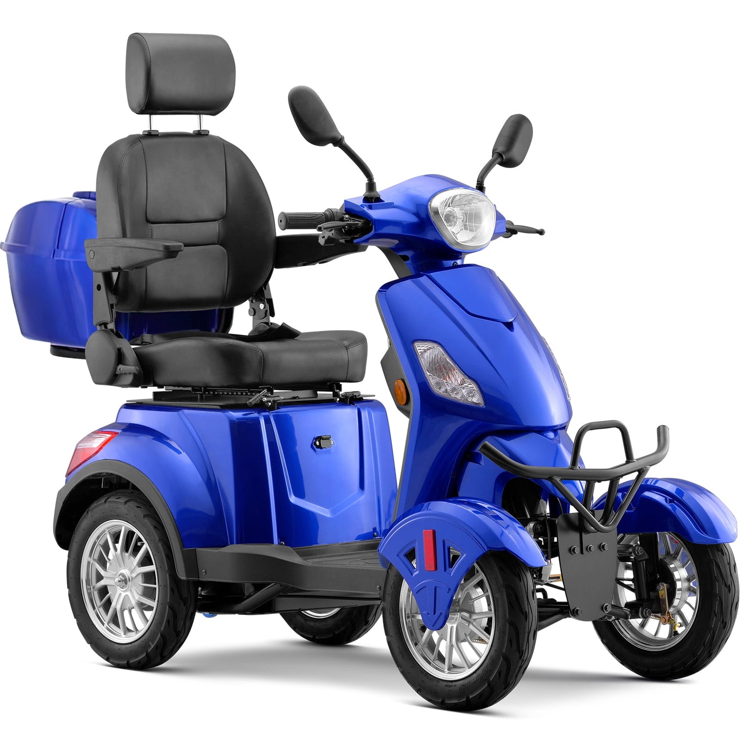 LiltJan Electric Mobility Scooter for Adults Seniors, 4 Wheel All Terrain Heavy Duty Powered Scooter with 800W Motor, 25 Mile Range, Adjustable Speed, Remote Key, Comfortable Ride, Ready to Ride