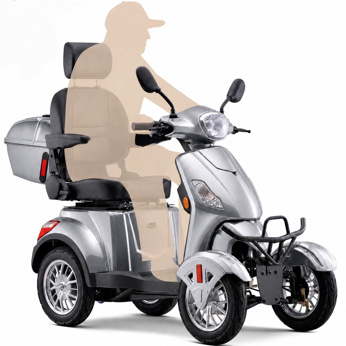 Ostrina Mobility Scooter for Seniors & Adults,500lbs Capacity,31 Miles