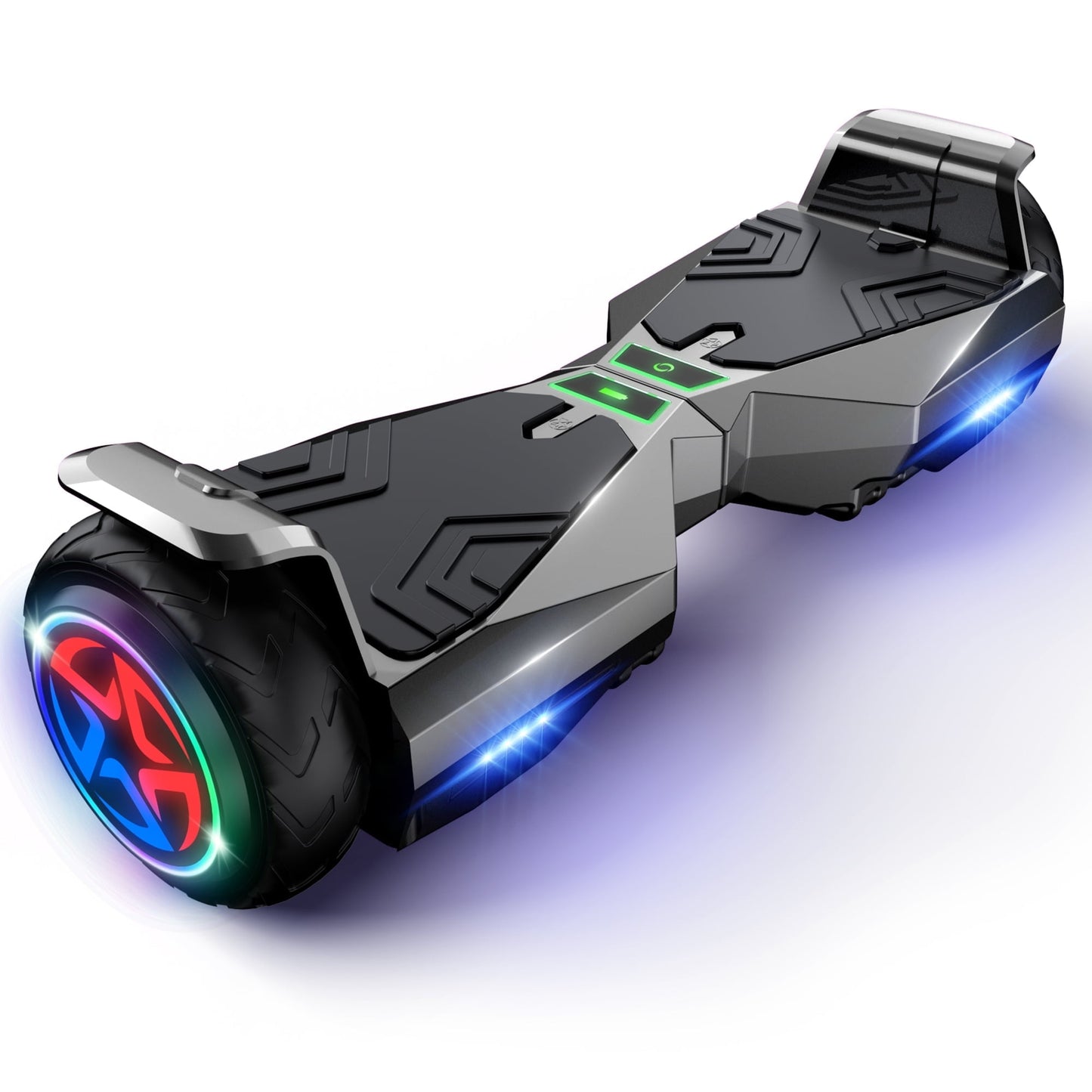MOSTA All Terrain Self-Balance Scoote ,Electric Scooter Board for Kids & Adults with Bluetooth and Led Lights,6.5 inch,165 lbs capacity Perfect Gift