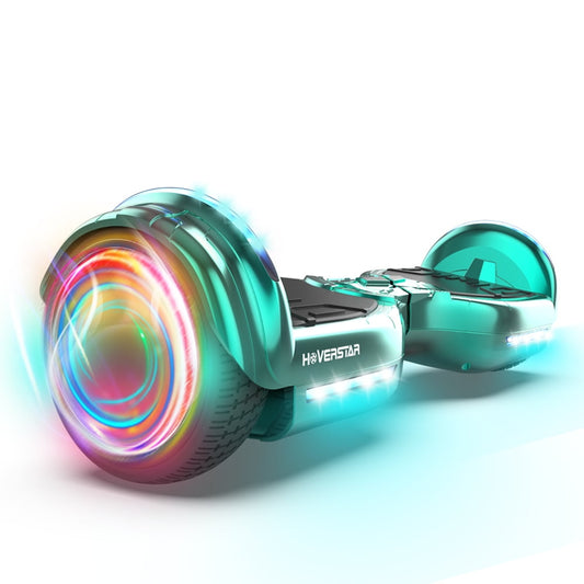 Mosta Hover Electric Scooter Board for Kids & Adults, 9 mph & 9 Miles All Terrain Self-Balance Scooter with Bluetooth and Led Lights,6.5 inch,165 lbs capacity,LED Light,Perfect Gift
