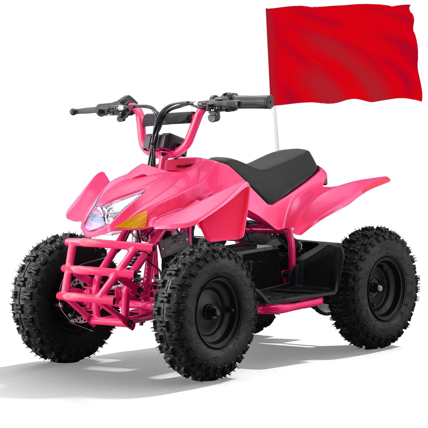 QEASET 36V 500W Ride-On Buggy Off-Roader, Parent Speed Key 10-15 mph, 15-Mile Range, Pink