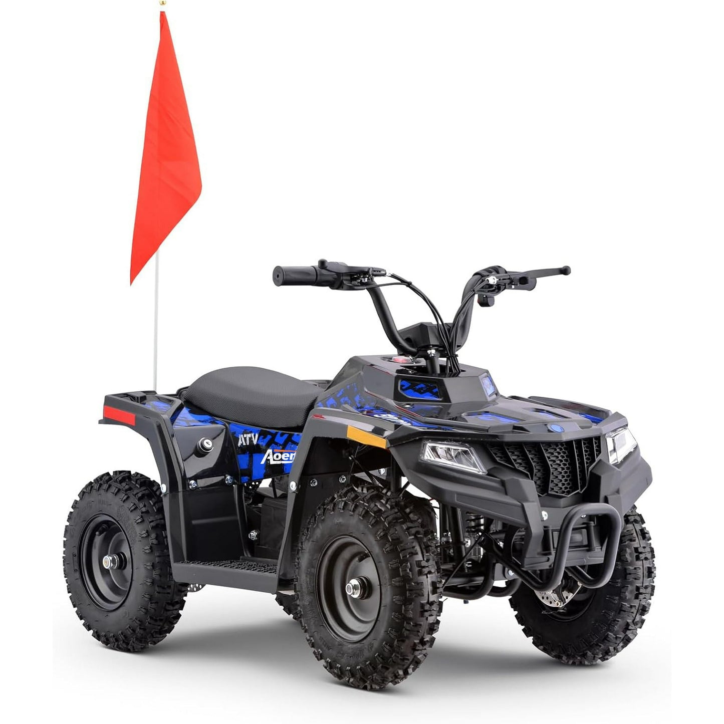 Arshin 36V Electric 4-Wheeler ATV - Twist-Grip Variable-Speed Acceleration Control, Hand-Operated Disc Brake,Age 13+