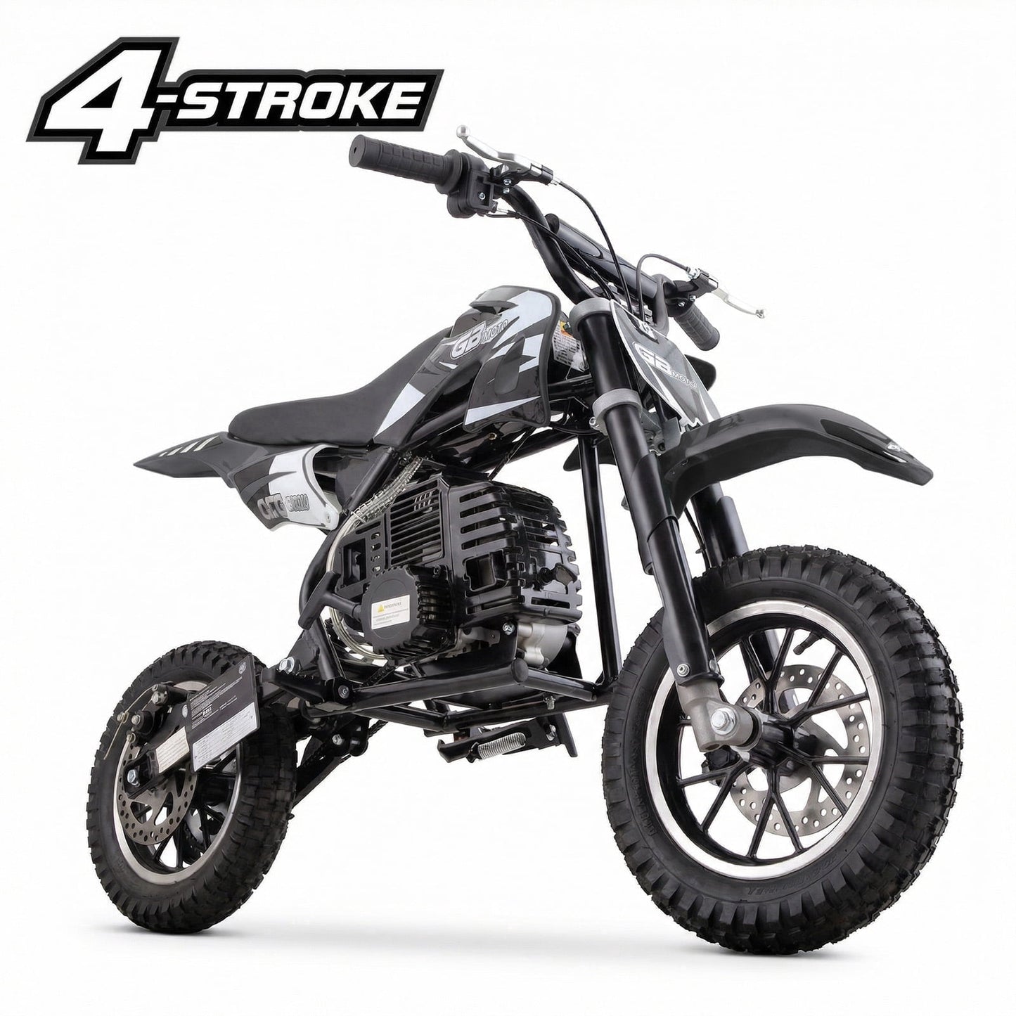 QEASET 39CC 4-Stroke Mini Bike, Up to 20 MPH, Ages 13+, Off-Road Dirt bike, Black