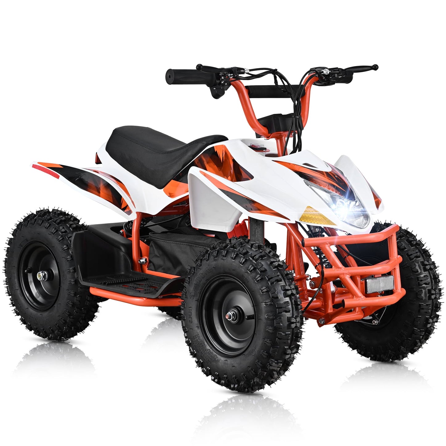 QEASET 500W Sport Ride – 15 mph Speed, 36V Battery, 45–60 Min Run Time, Orange
