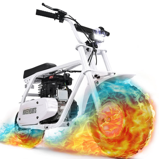 QEASET Mini Dirt Bike – 30 km/h 4-Stroke Off-Road Motorcycle for Teens & Adults,Green