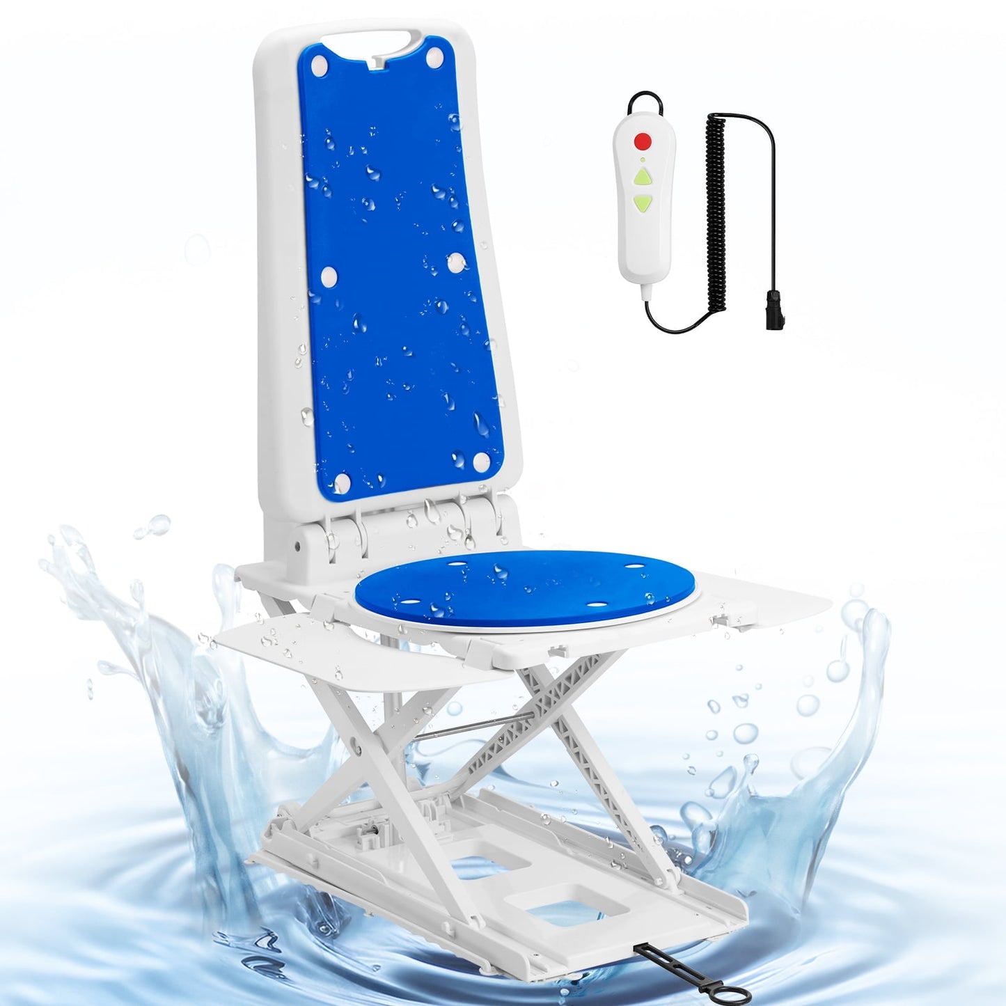 QEASET Ultra Quiet Bath Lift, Blue