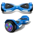 Off Road Electric Scooter with LED Lights & 400W Motor, Tcdjtc Self-Balance Scooter for Kids, Electric Scooter with Bluetooth Speakers, Kids Scooter with 9MPH Max Speed, All Terrain Scooter